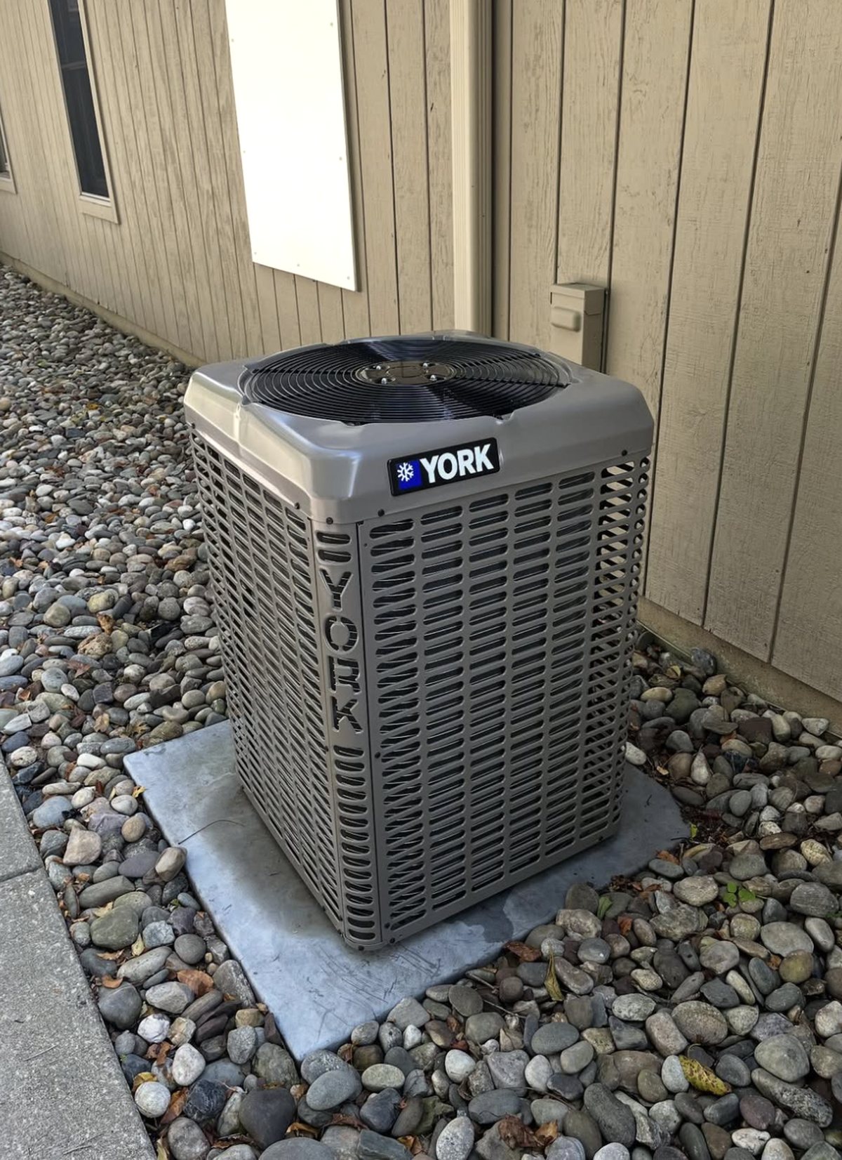 New York condensing unit installed outside a medical office in Vineland, New Jersey